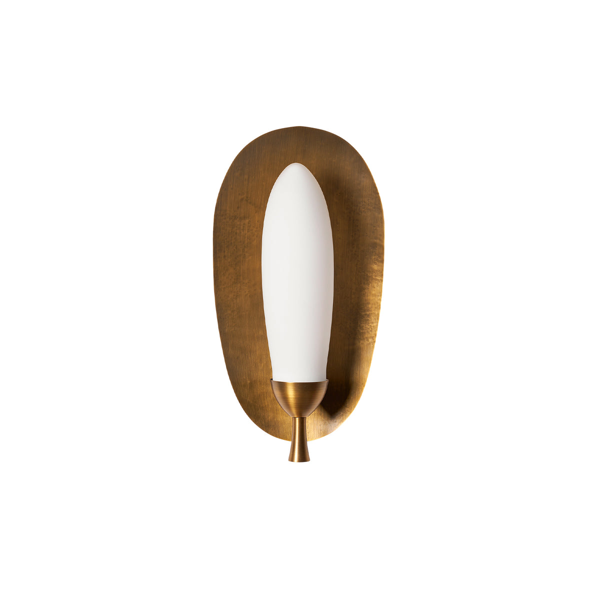 Laurel Blossom Glass Wall Sconce