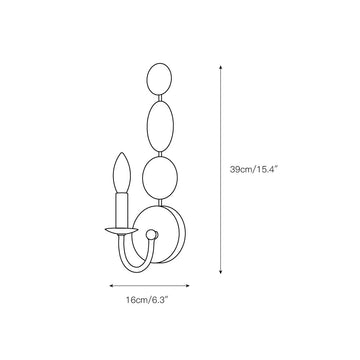Layla Wall Lamp – detail 3 — Dimension drawings 1