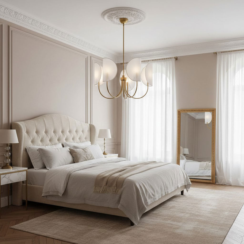 Leaf Brass Chandelier