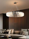 Load image into Gallery viewer, Leaf Glass Chandelier
