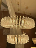 Load image into Gallery viewer, Leaf Glass Chandelier
