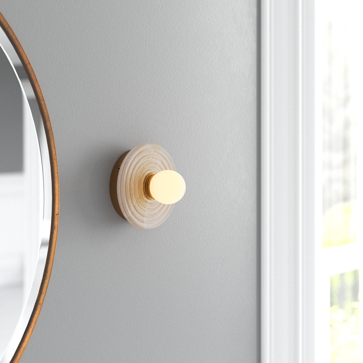 Leigha Alabaster Wall Lamp