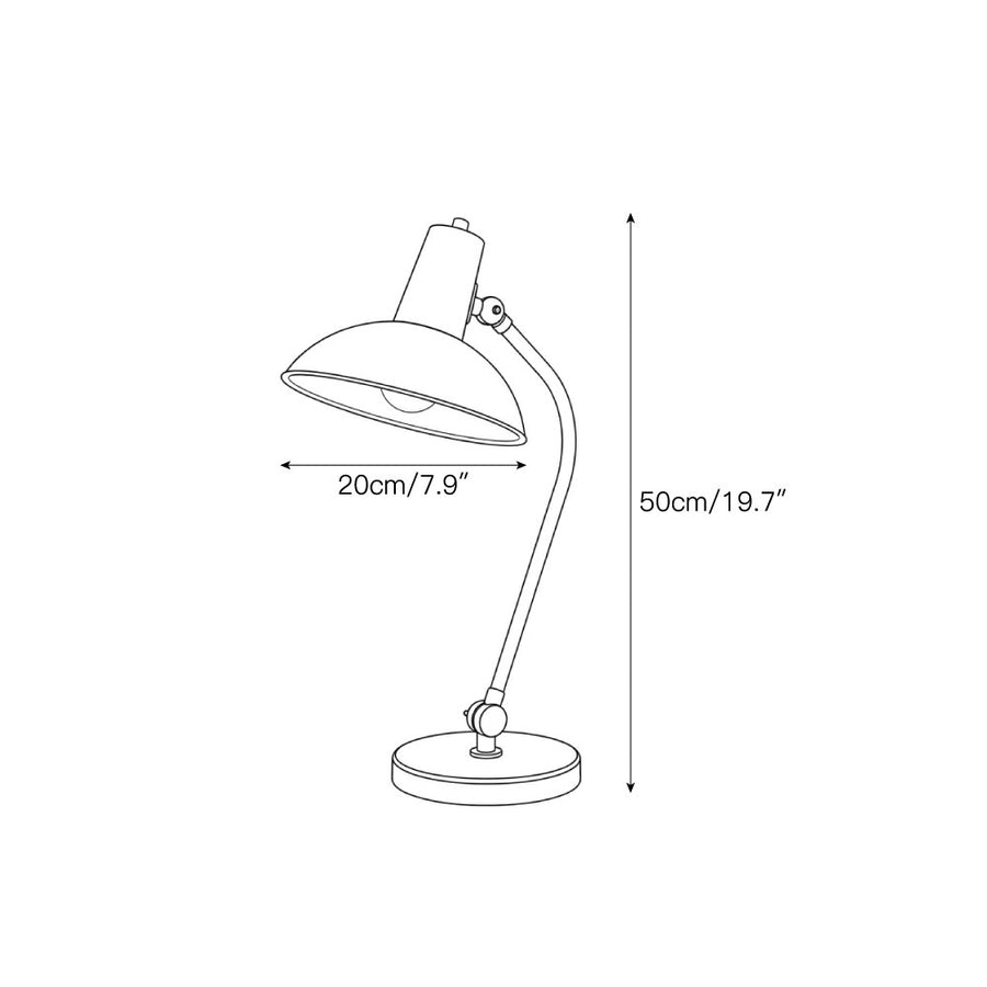 Lampada da tavolo Leitmotiv — Dimension drawings 1