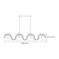 Load image into Gallery viewer, Lenox Linear Glass Chandelier
