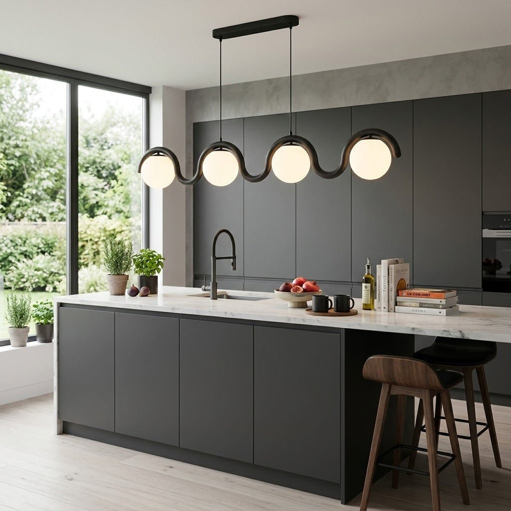 Lenox Linear Ball Pendant Lamp