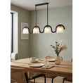 Load image into Gallery viewer, Lenox Linear Glass Chandelier
