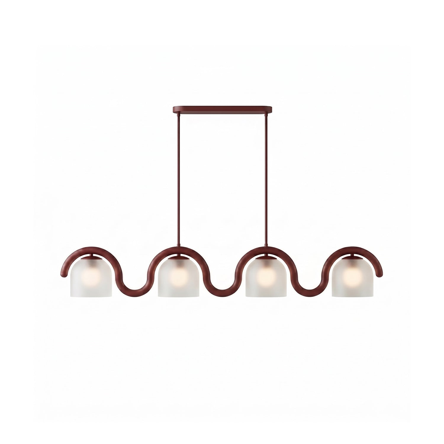 Lenox Linear Glass Chandelier