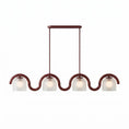 Load image into Gallery viewer, Lenox Linear Glass Chandelier
