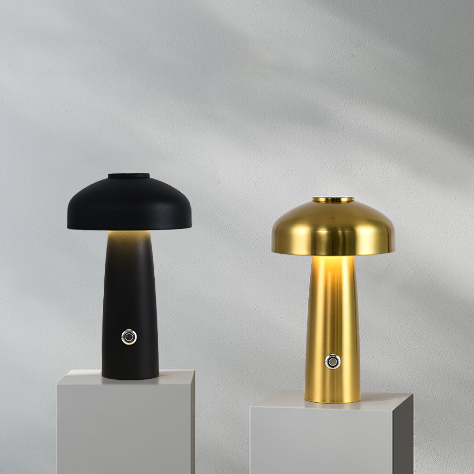 Lampe de table à batterie intégrée Leon Mushroom