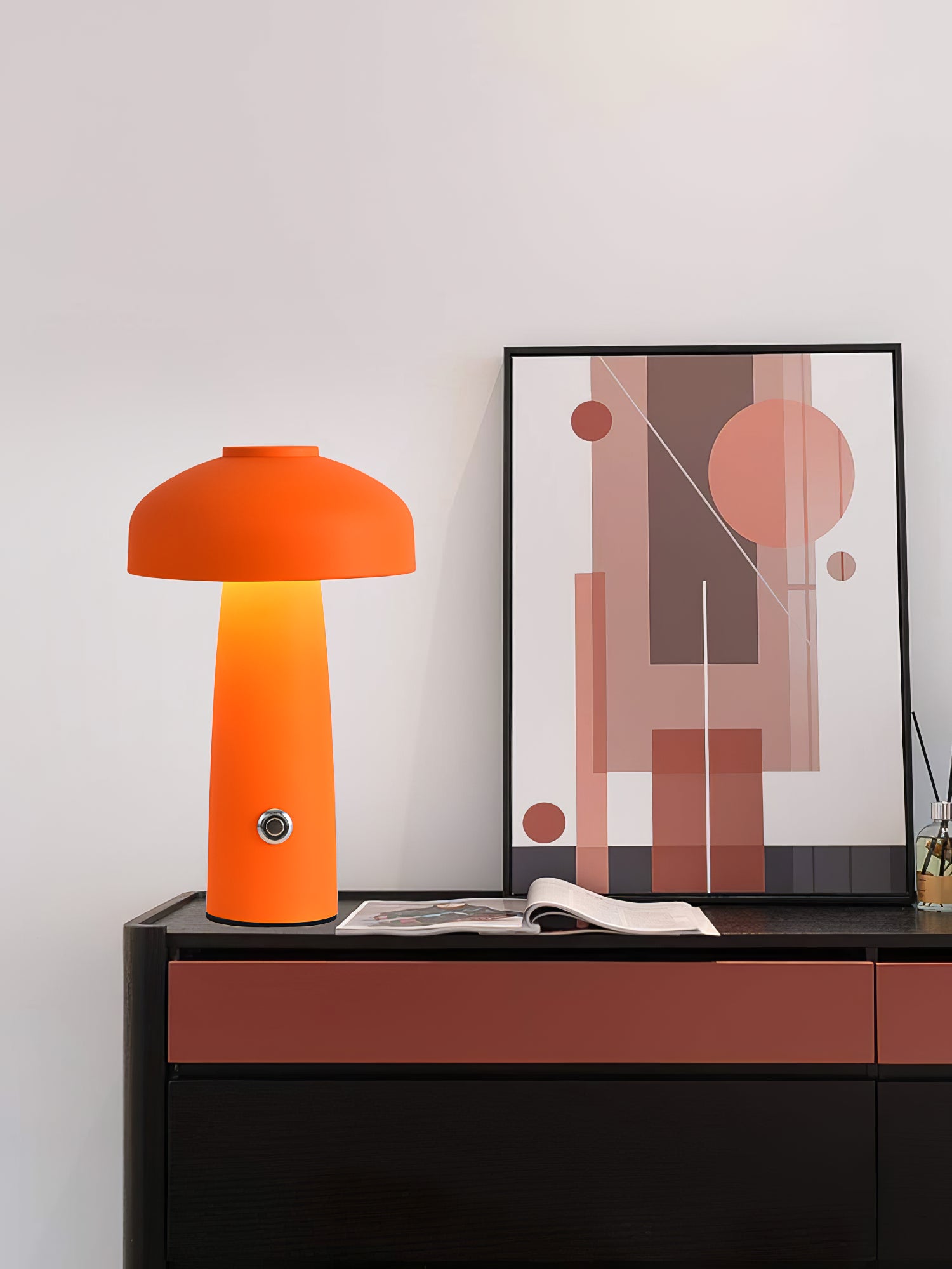 Leon Mushroom Table Lamp (built-in battery)