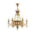 Load image into Gallery viewer, Leontine Brass Chandelier
