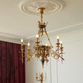 Load image into Gallery viewer, Leontine Brass Chandelier
