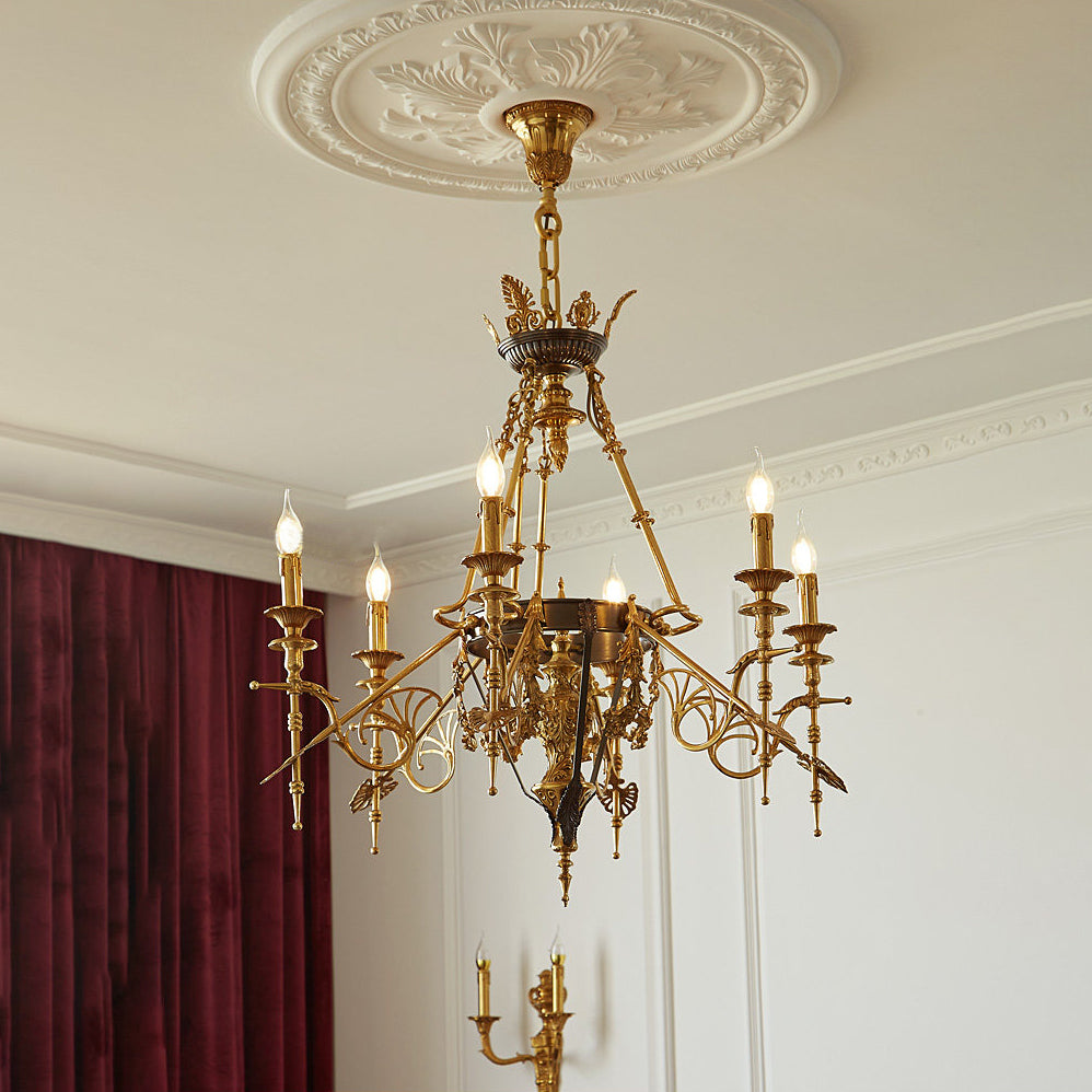 Leontine Brass Chandelier