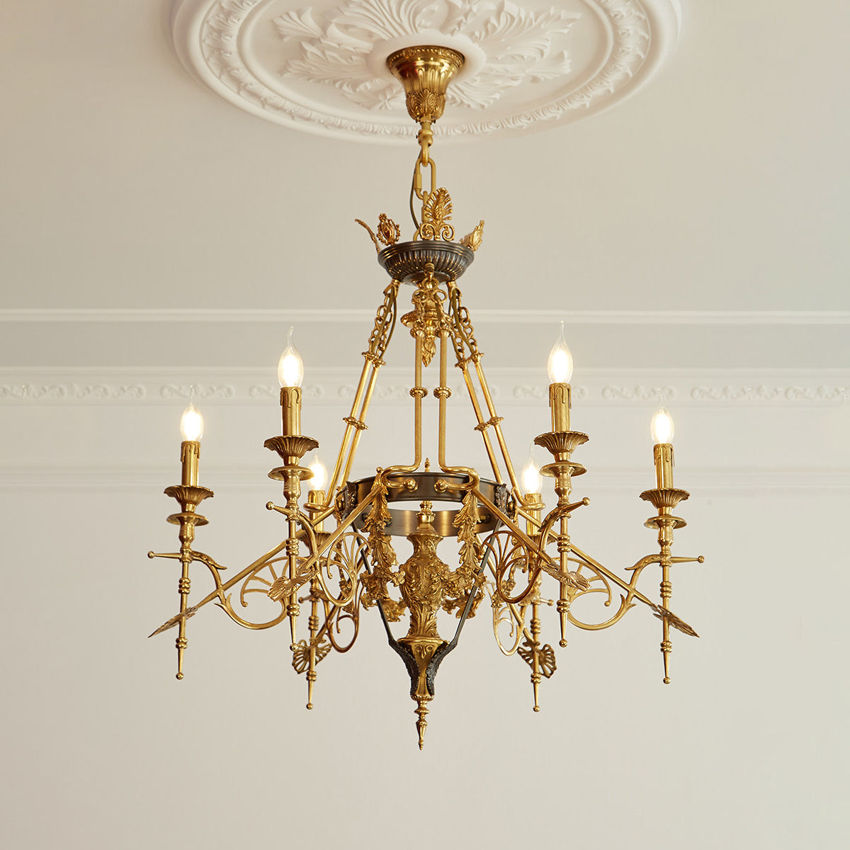 Leontine Brass Chandelier
