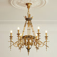 Load image into Gallery viewer, Leontine Brass Chandelier
