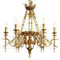Load image into Gallery viewer, Leontine Brass Chandelier
