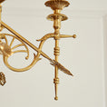 Load image into Gallery viewer, Leontine Brass Chandelier
