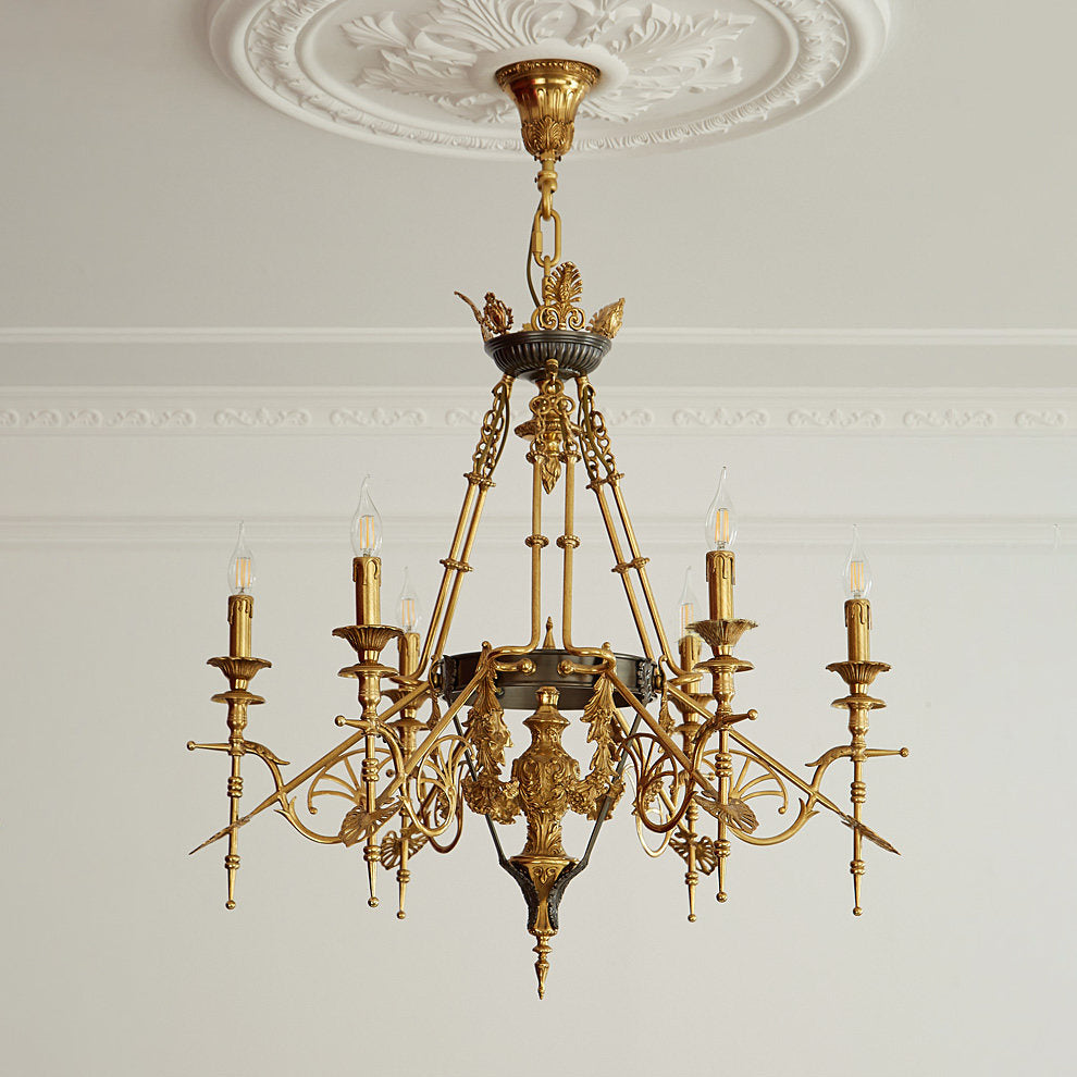 Leontine Brass Chandelier