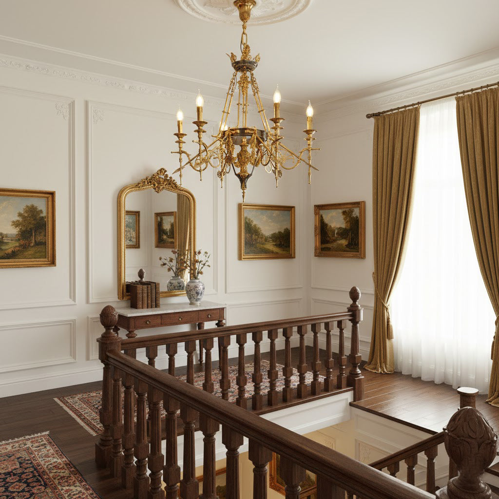 Leontine Brass Chandelier