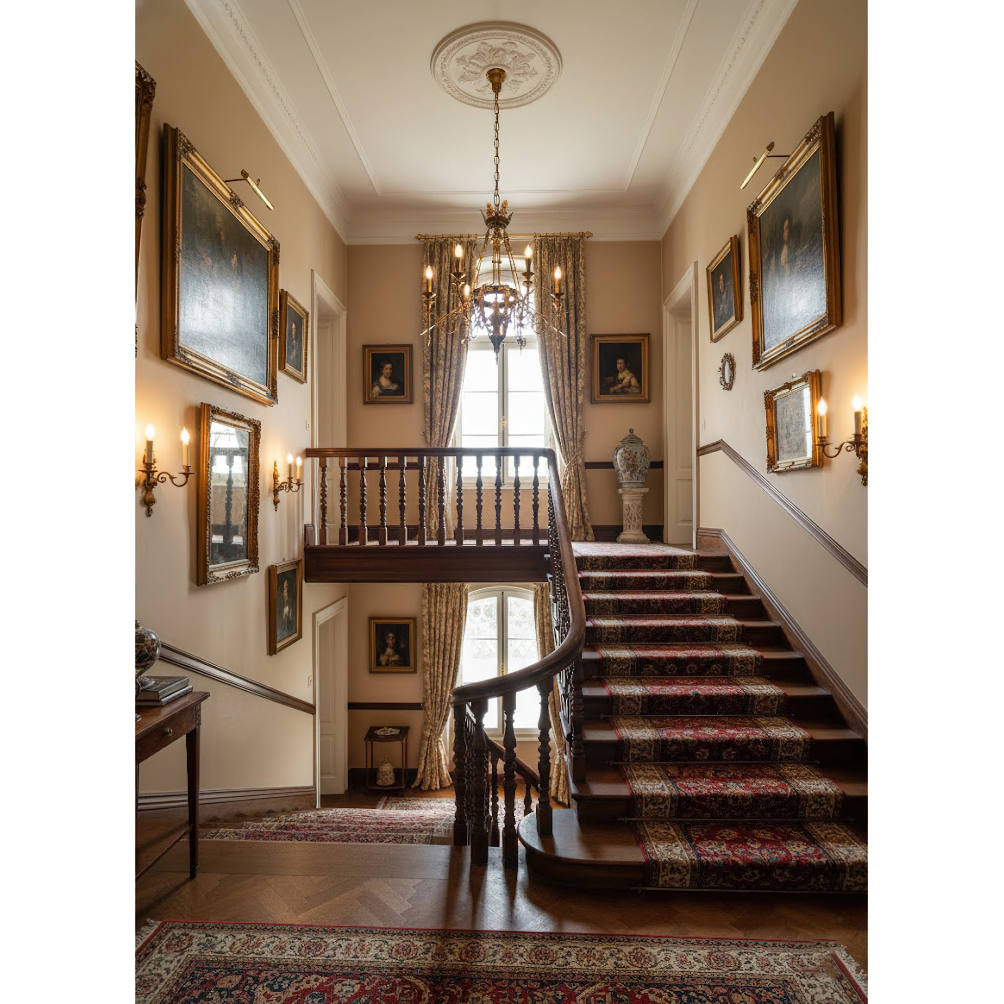 Leontine Brass Chandelier