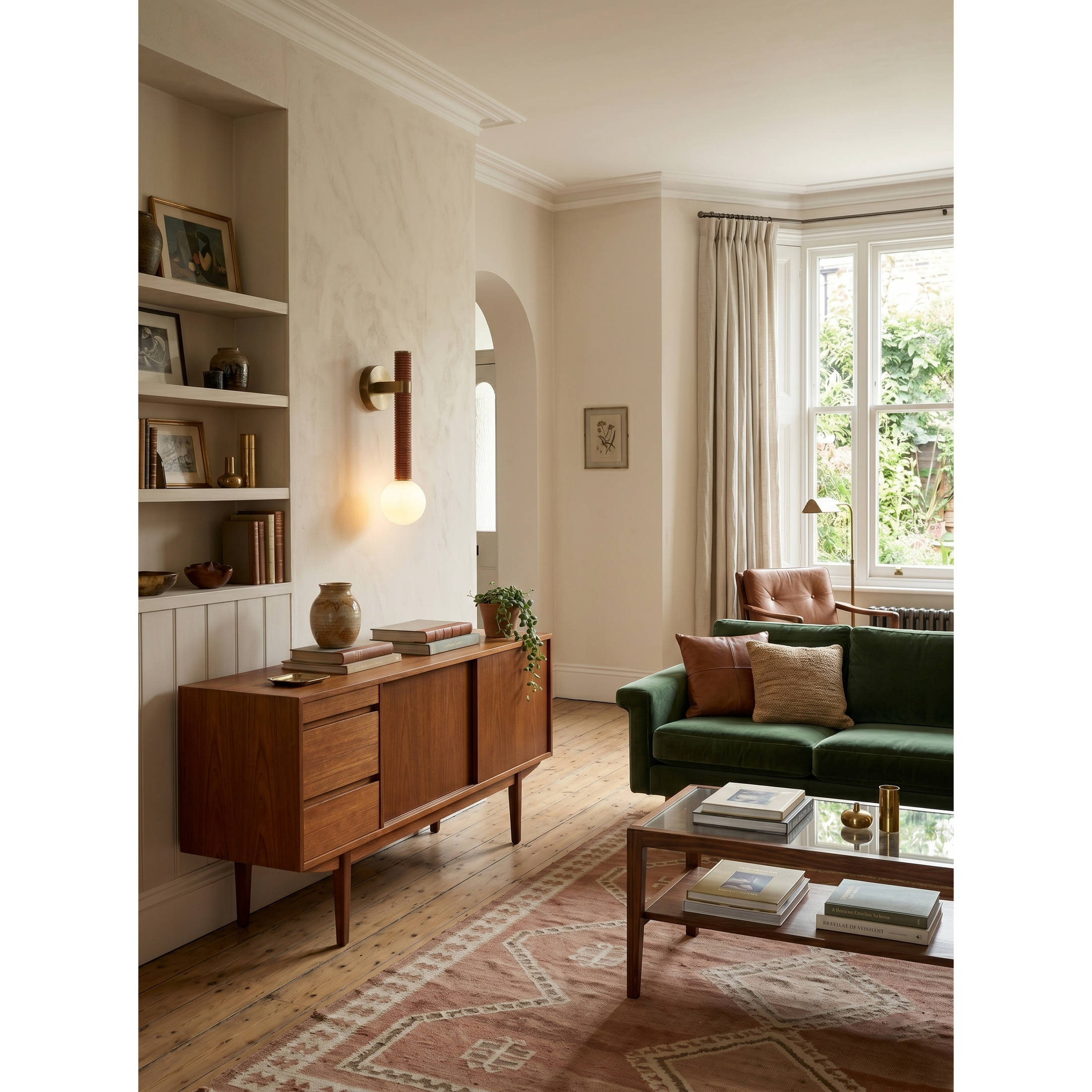 Threadline Globe Wall Sconce