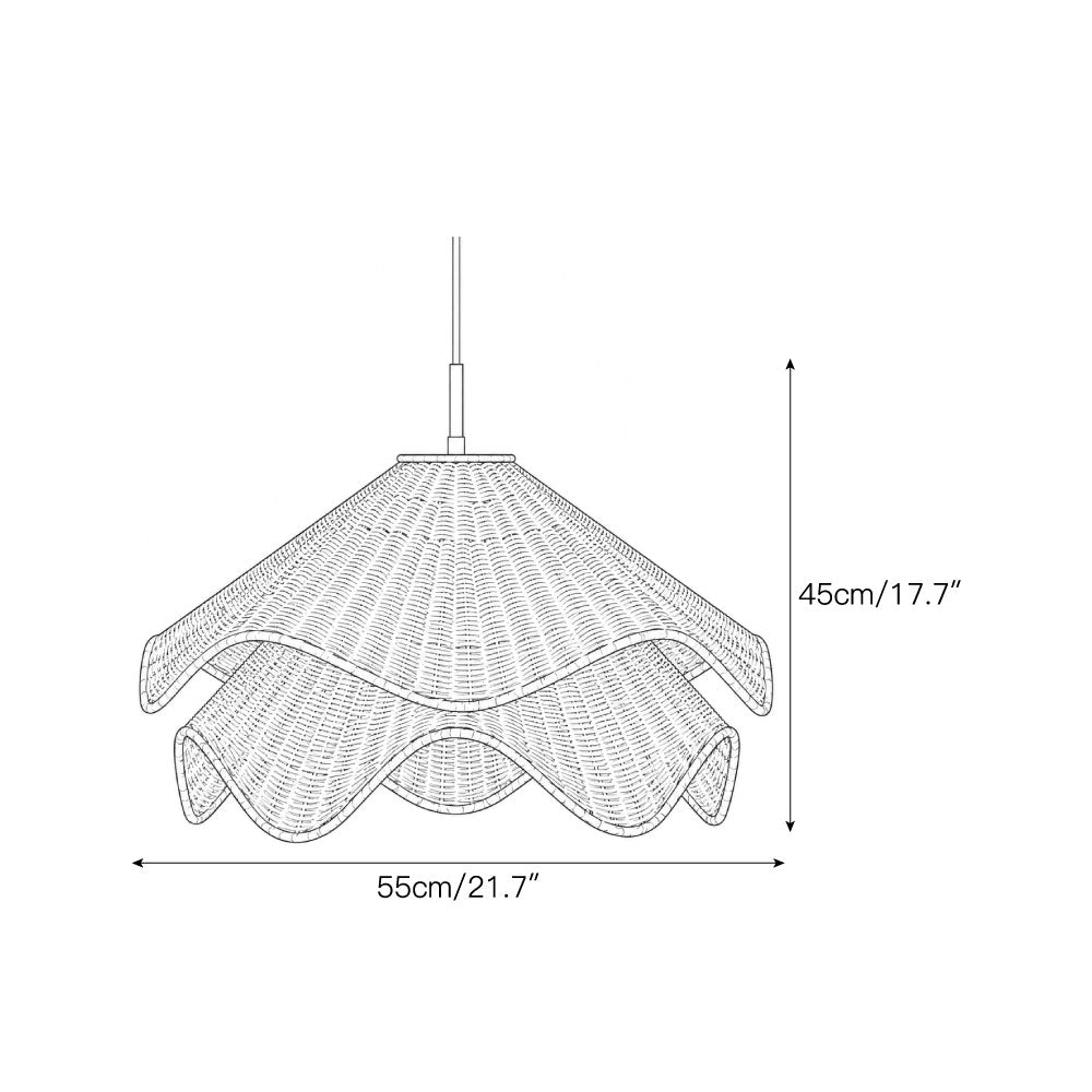 Lia Rattan Pendant Lamp