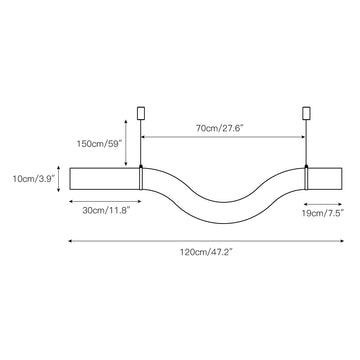 Liberty Alabaster Pendant Light – detail 3 — Dimension drawings 1