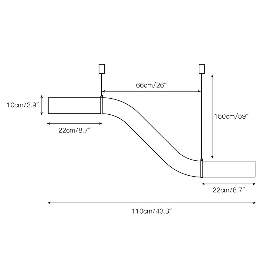 Liberty Alabaster Pendant Light – detail 4 — Dimension drawings 2