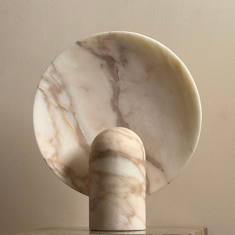Fan Marble Table Lamp
