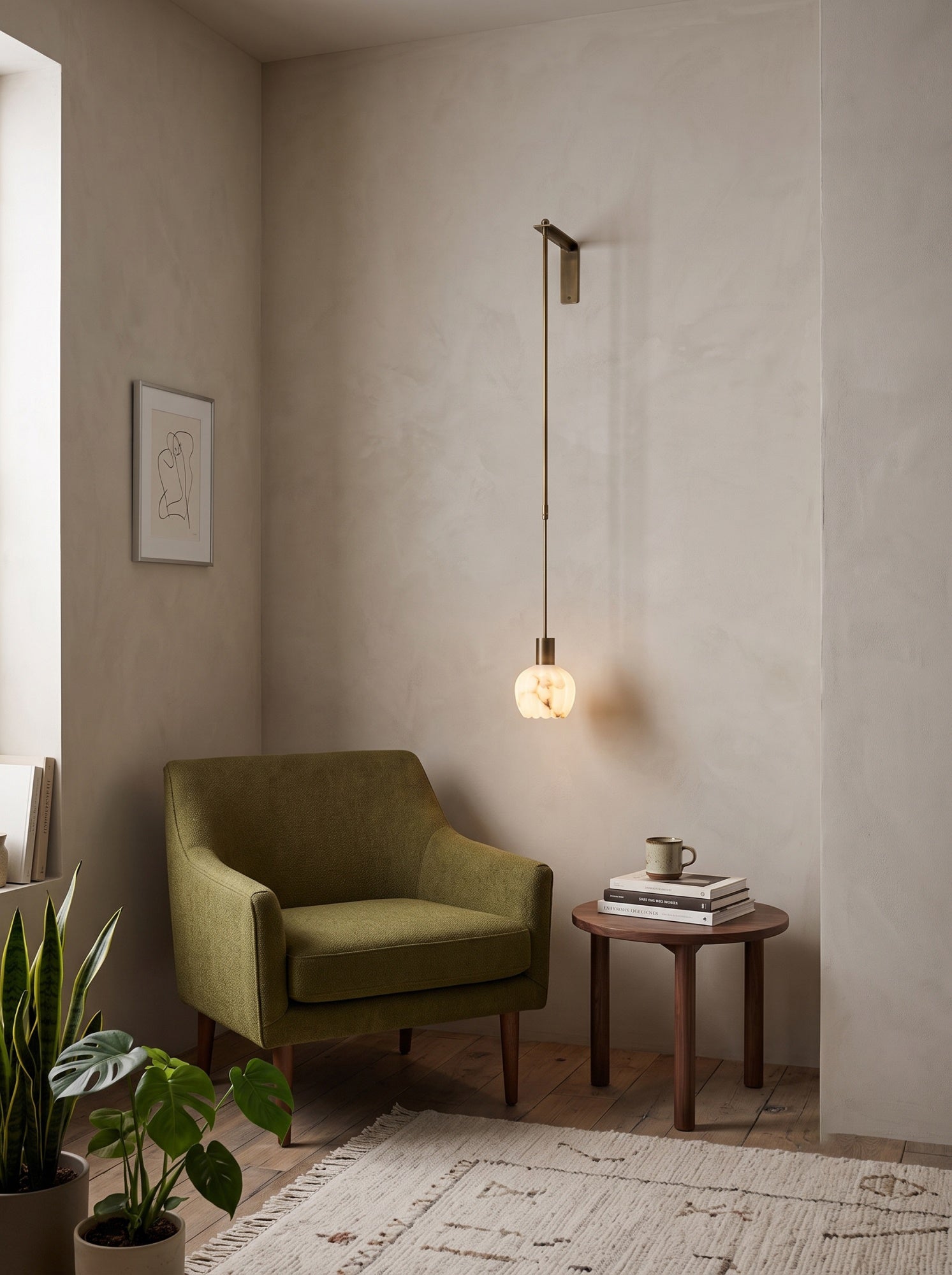 Lilin Alabaster Wall Lamp