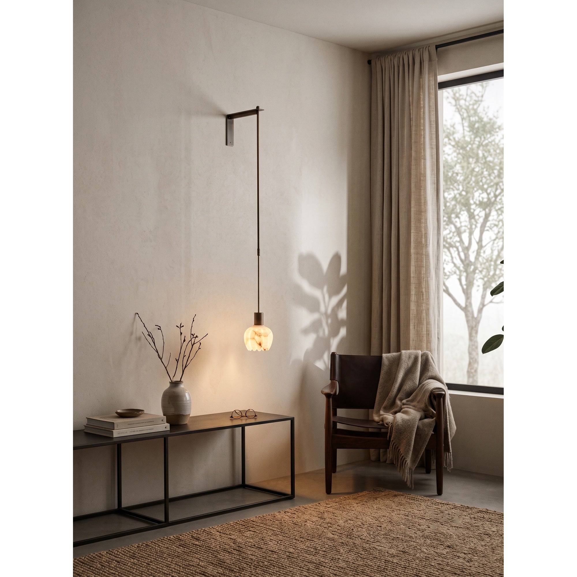 Lilin Alabaster Wall Lamp
