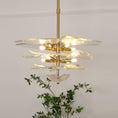 Load image into Gallery viewer, Lilypad Glass Chandelier
