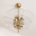 Load image into Gallery viewer, Lilypad Glass Chandelier
