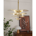 Load image into Gallery viewer, Lilypad Glass Chandelier
