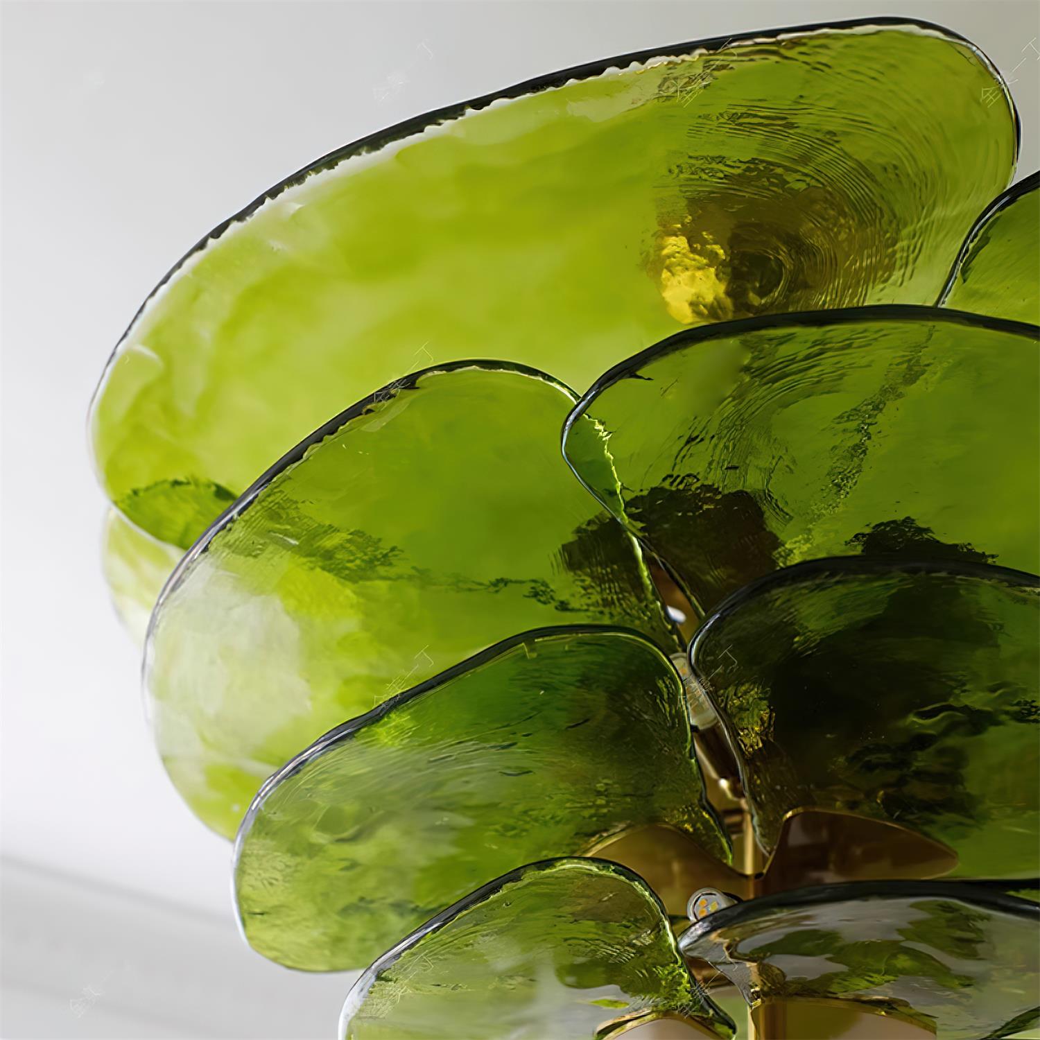 Lilypad Glass Chandelier