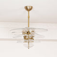 Load image into Gallery viewer, Lilypad Glass Chandelier
