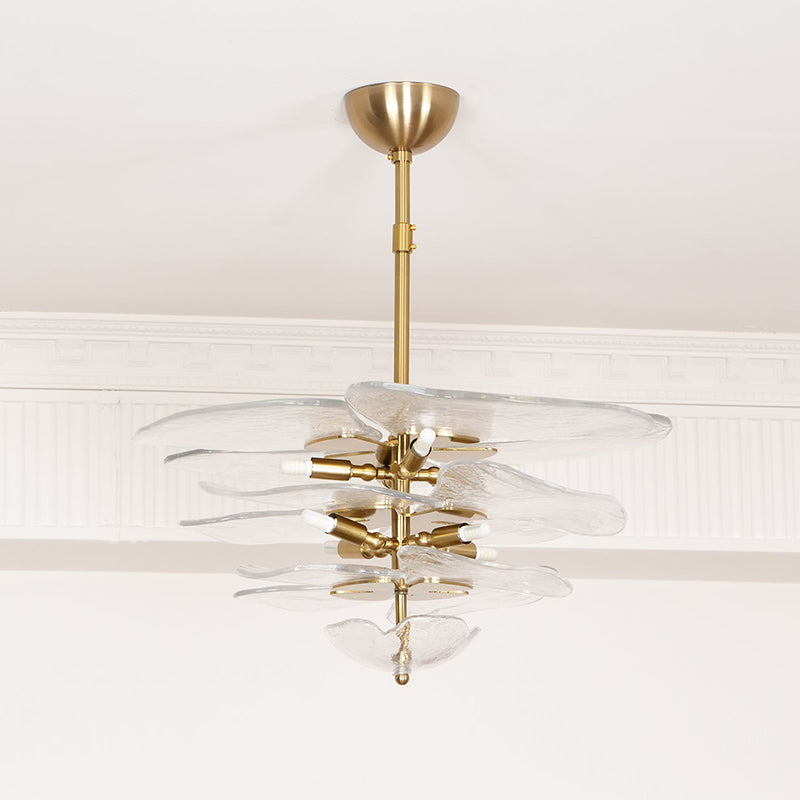 Lilypad Glass Chandelier