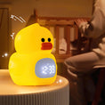 Load image into Gallery viewer, Little Duck Clock & Lamp (built-in battery)
