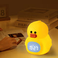 Load image into Gallery viewer, Little Duck Clock & Lamp (built-in battery)
