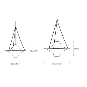 Lokki Pendant Lamp – detail 3 — Dimension drawings 1