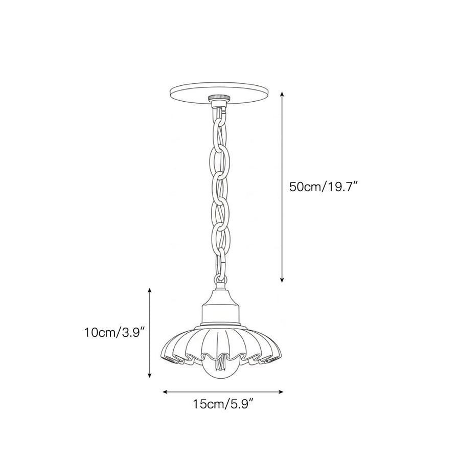 Lola Pendant Lamp – detail 3 — Dimension drawings 1