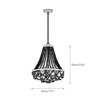 Longwell Chandelier – detail 3 — Dimension drawings 1