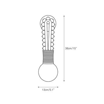 Loop Wall Lamp – detail 3 — Dimension drawings 1