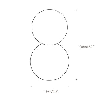 Lucide Marble Table Lamp – detail 3 — Dimension drawings 1