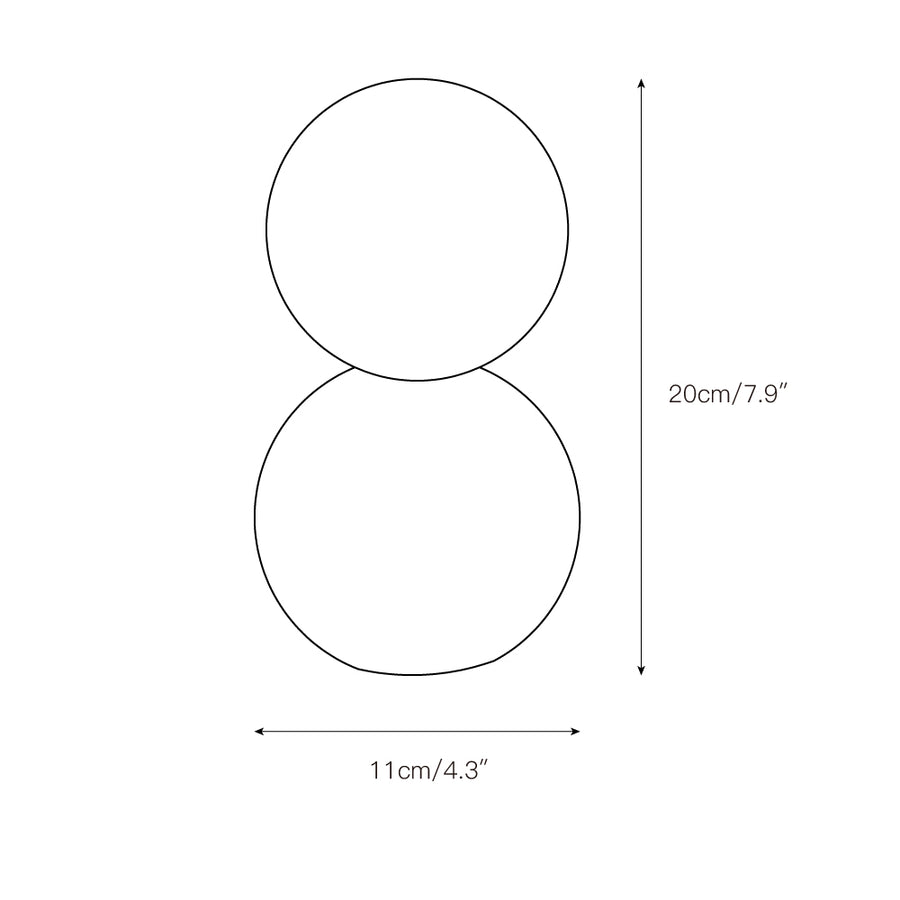 Lucide Marble Table Lamp – detail 3 — Dimension drawings 1