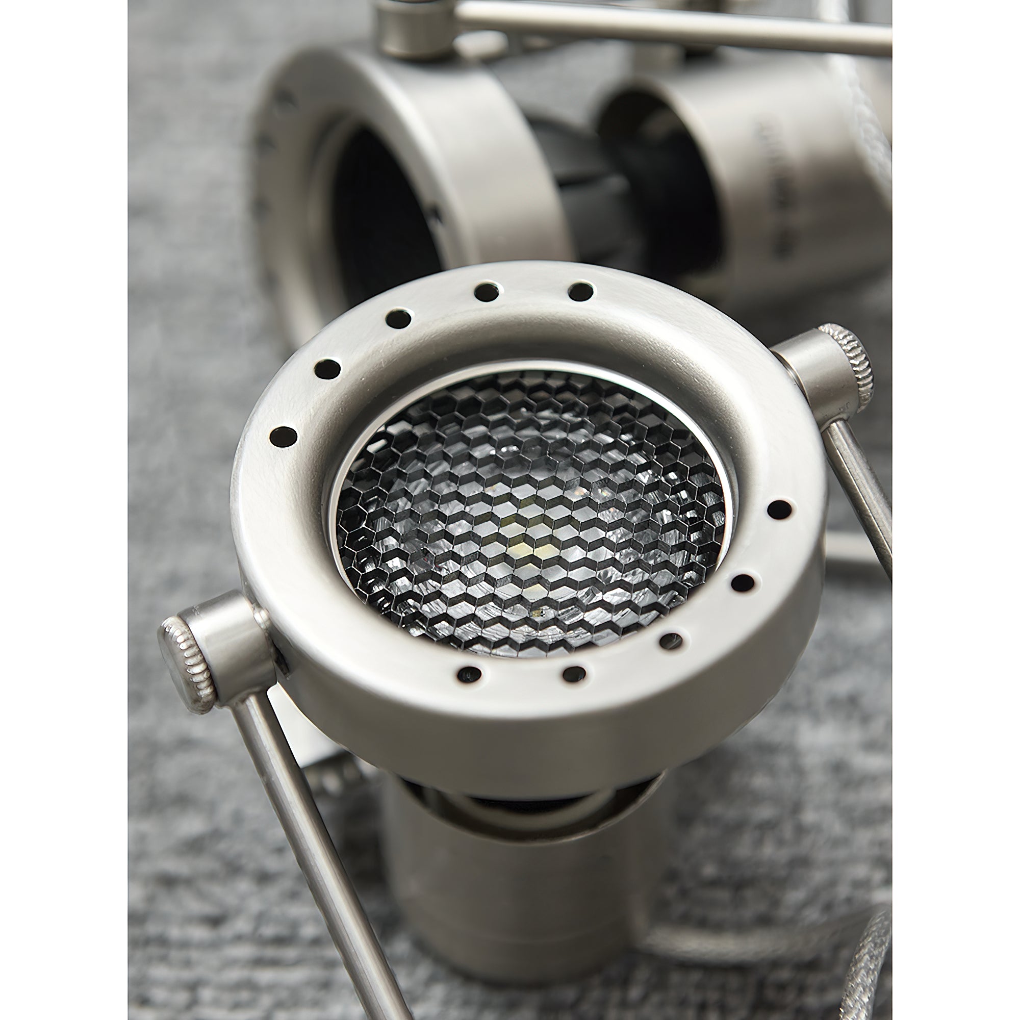 Lucide Industrial Nickel Ceiling Lamp