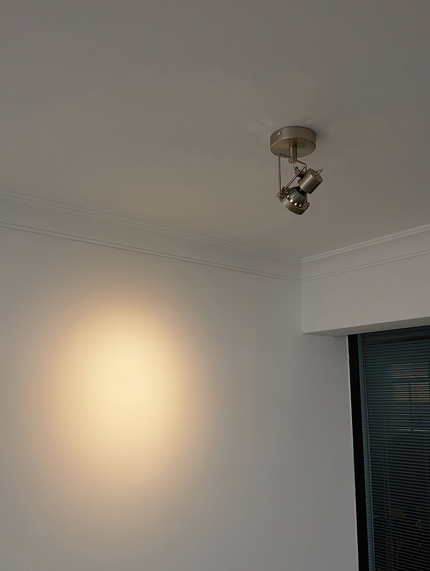 Lucide Industrial Nickel Ceiling Lamp
