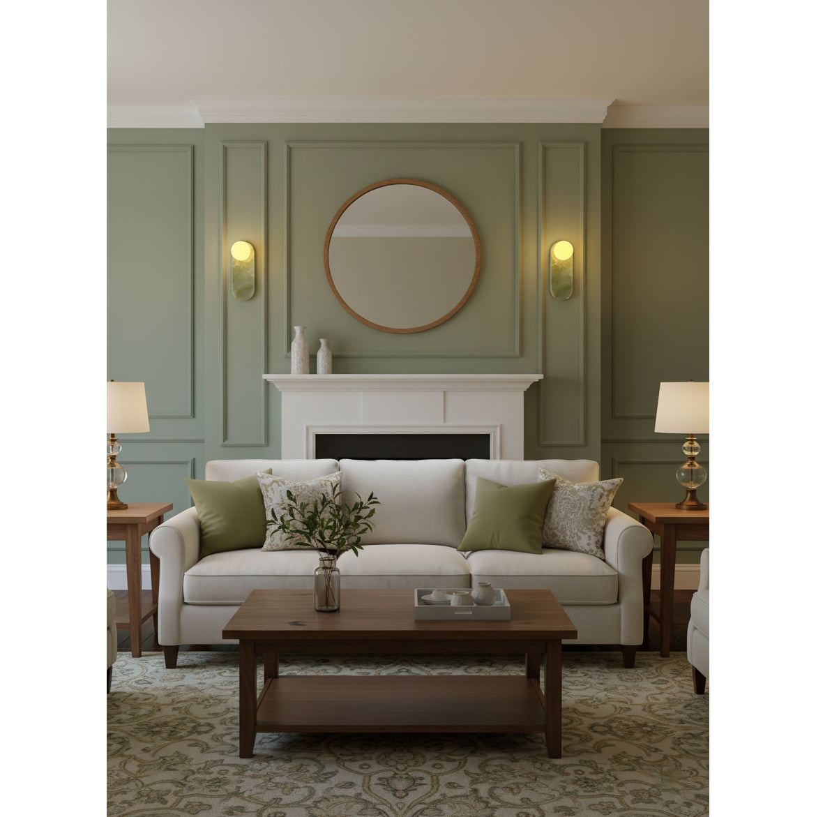 Lucie Jade Wall Lamp ∅ 3.9″ x H 10.6″