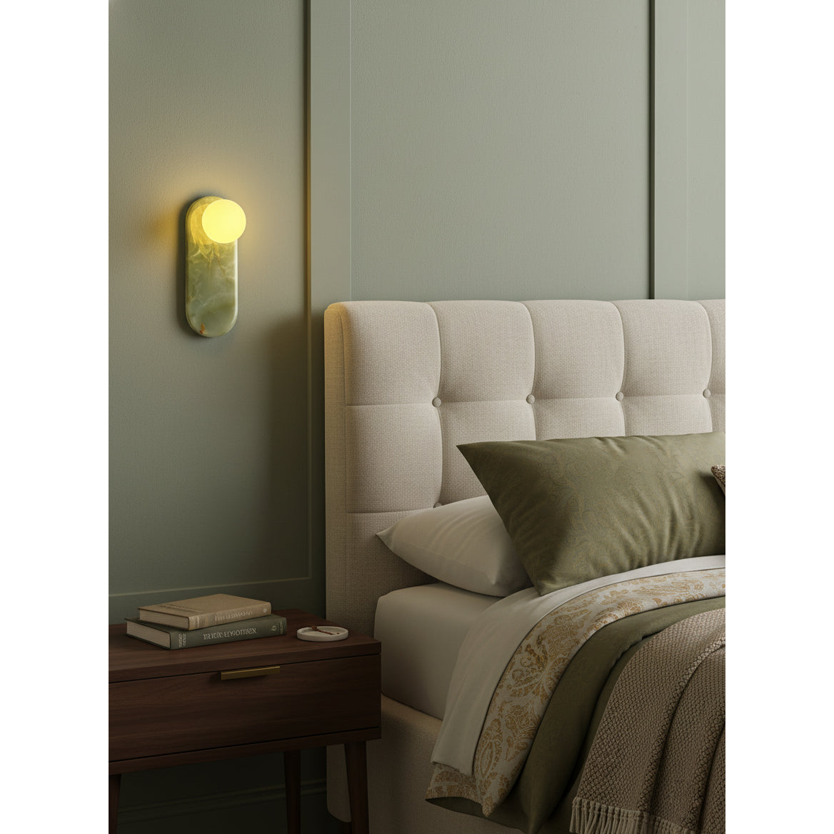 Lucie Jade Wall Lamp ∅ 3.9″ x H 10.6″