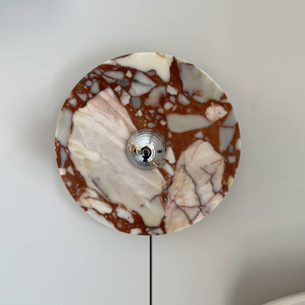 Lucie Marble Plug Wall Lamp